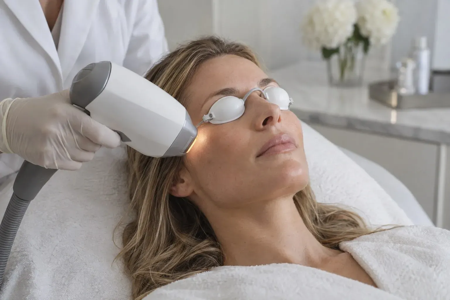 Fotona laser facial treatment at Chandra Wellness Center in Ocala, FL