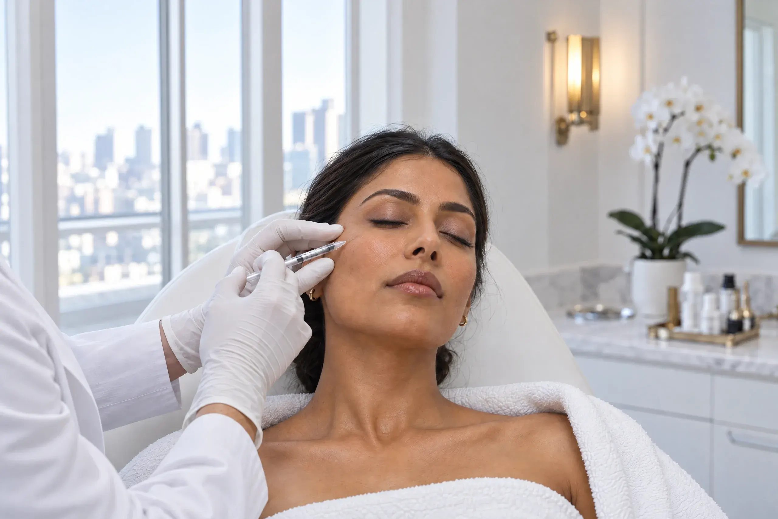 Lip filler treatment with Juvederm at Chandra Wellness Center in Ocala, FL