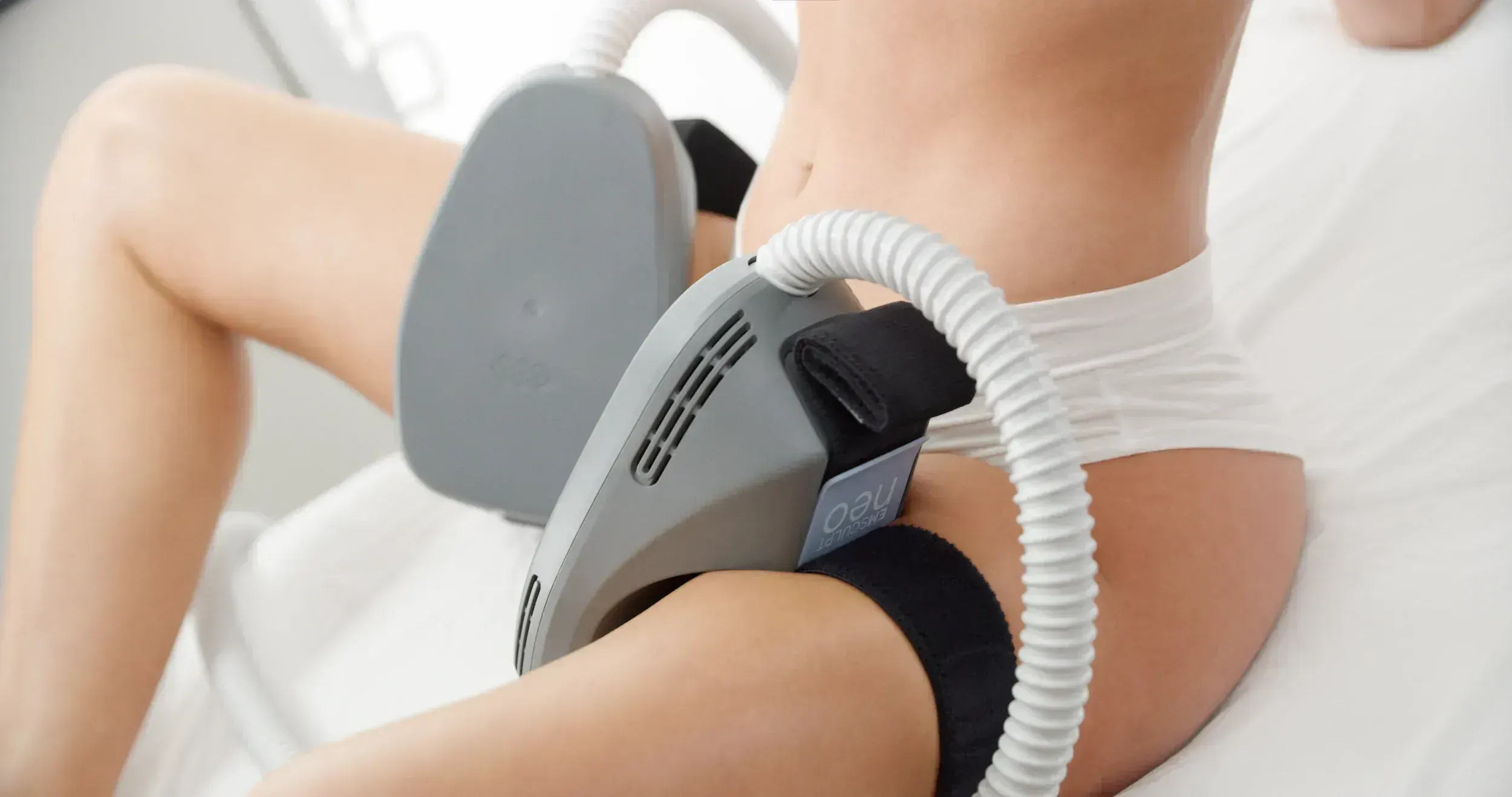 Emsculpt Neo muscle building and fat reduction session at Chandra Wellness in Ocala, FL